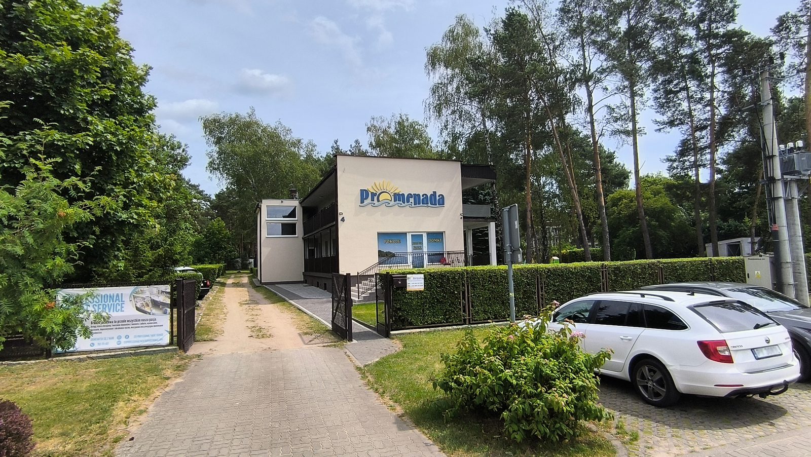 Teren Ośrodka Wypoczynkowego Promenada w Pieczyskach